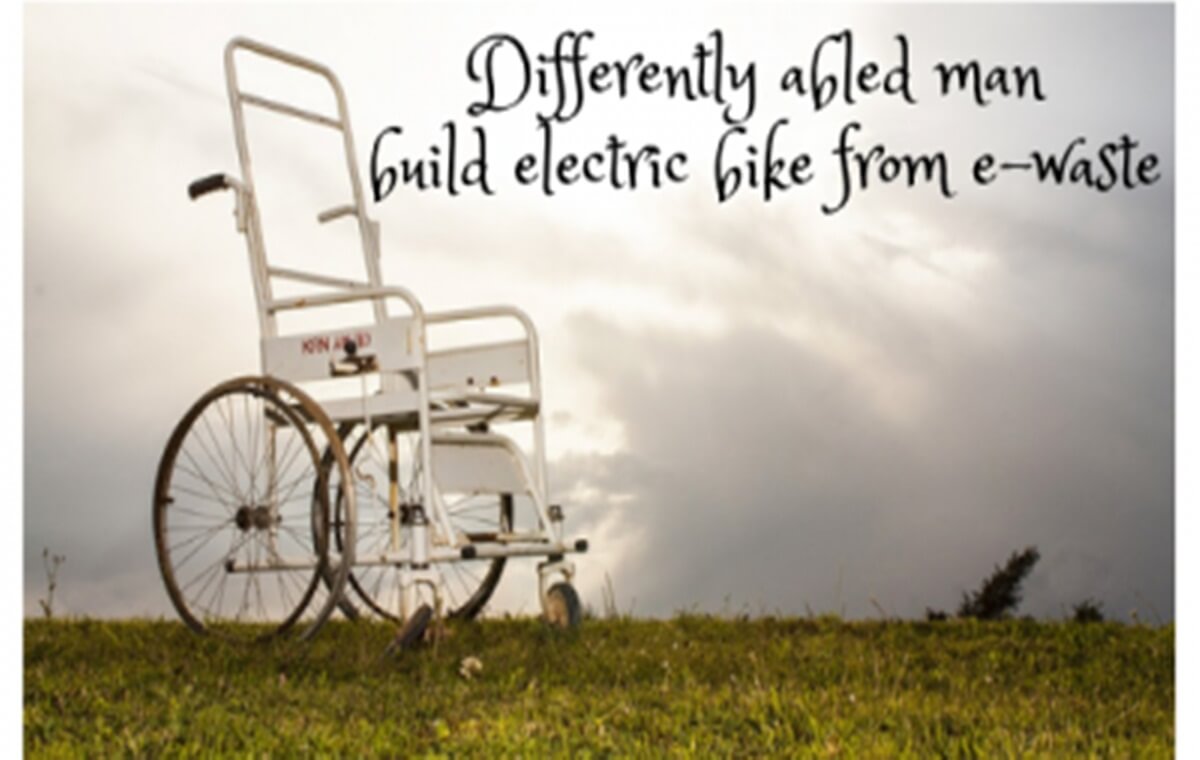 Differently abled man build electric bike from e-waste II E-Wate to Bike II Indian Innovation II