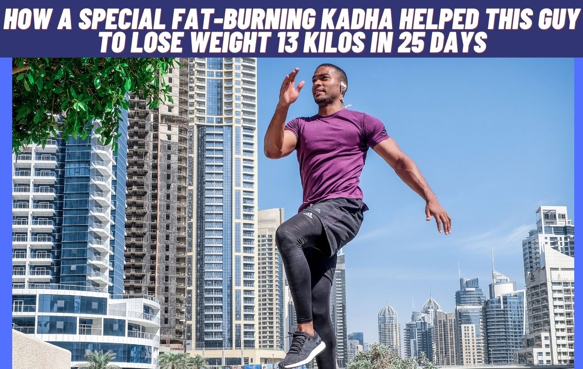 A Man doing exercise How a Special Fat-Burning Kadha helped this Guy to lose Weight 13 Kilos in 25 Days