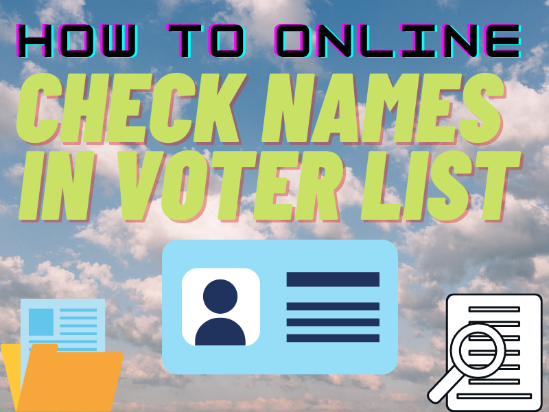 this is an image How to Online Check Names in Voter List